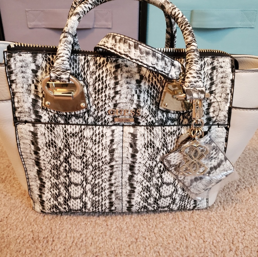 Guess Snakeskin purse